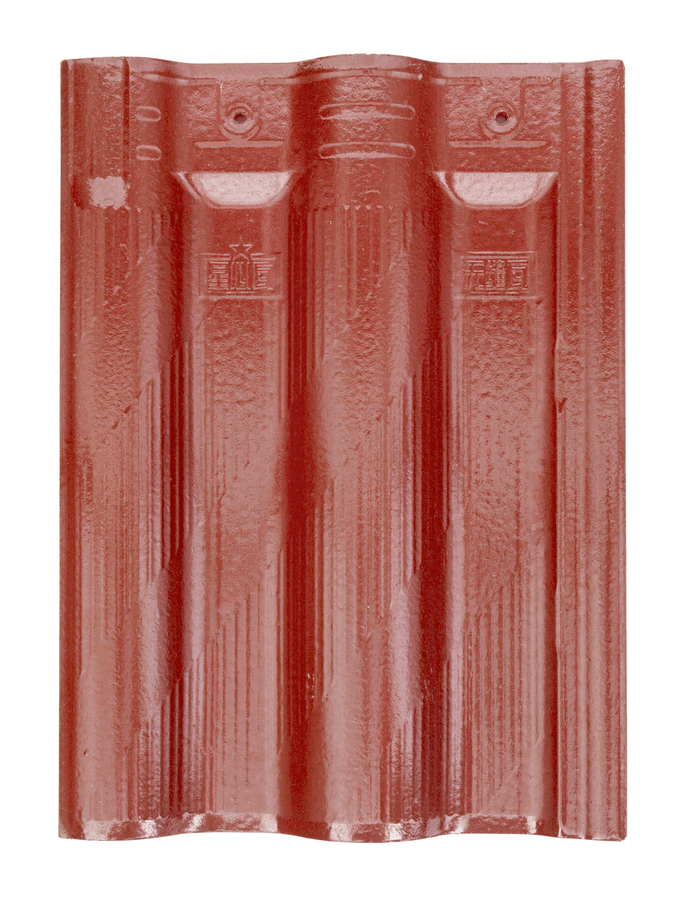 星心無縫瓦—中國紅